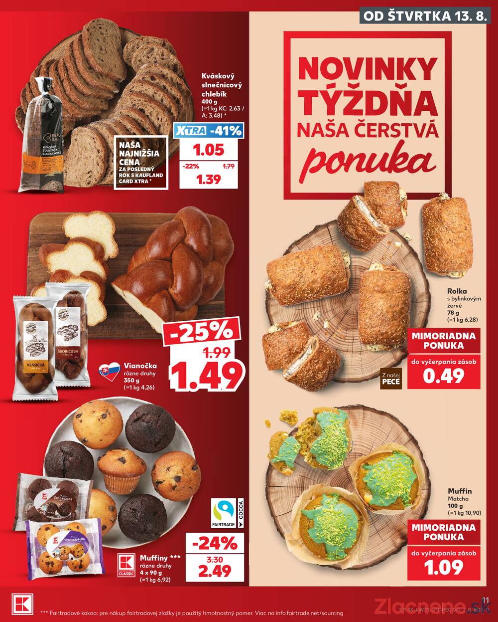 Kaufland 13.8. - 19.8. - Kaufland Poprad - Jiřího Wolkera