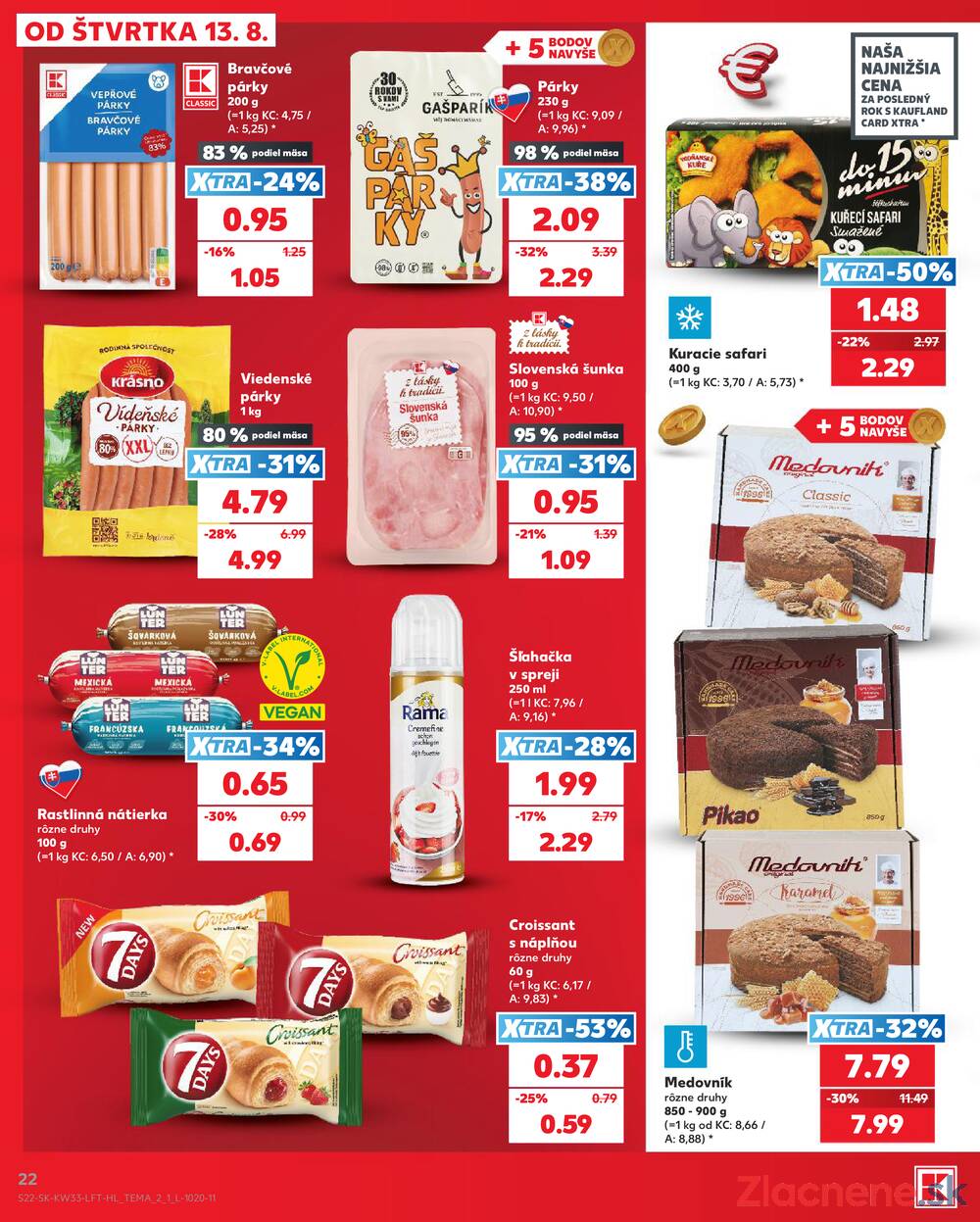 Kaufland 13.8. - 19.8. - Kaufland Poprad - Jiřího Wolkera