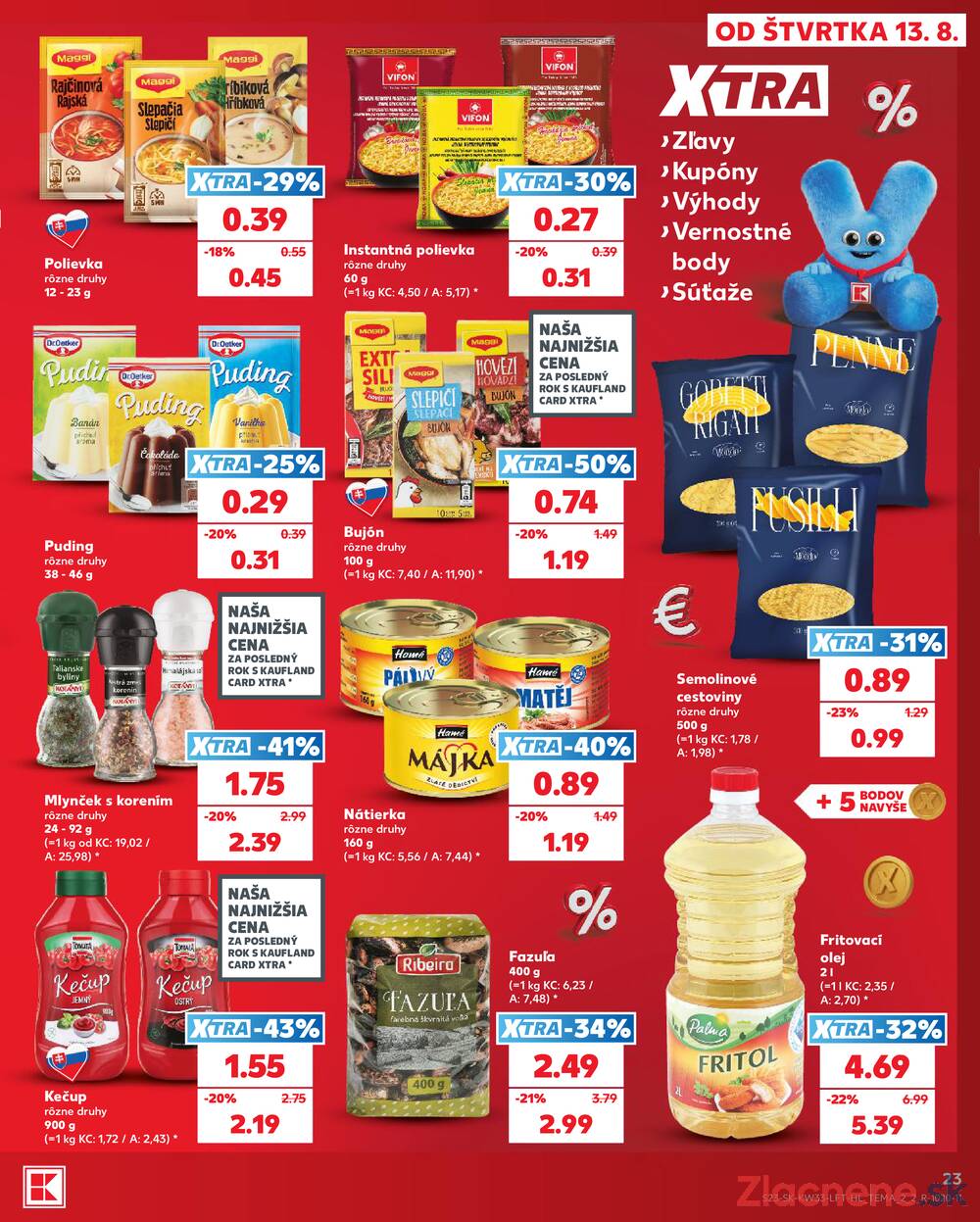 Kaufland 13.8. - 19.8. - Kaufland Poprad - Jiřího Wolkera