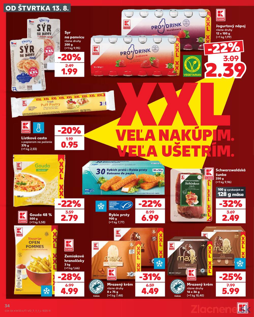Kaufland 13.8. - 19.8. - Kaufland Poprad - Jiřího Wolkera