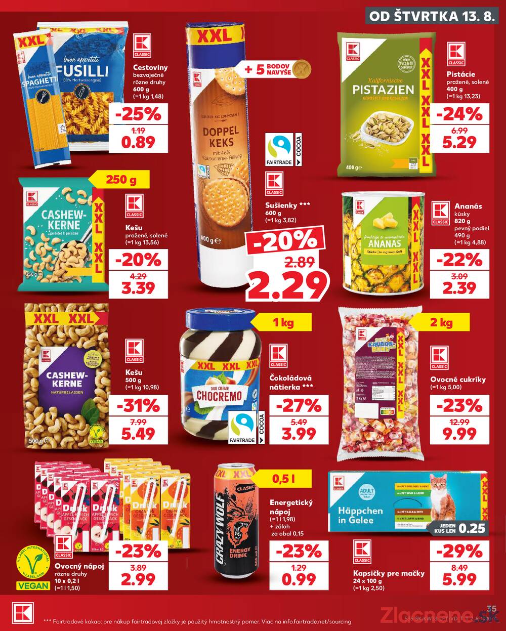 Kaufland 13.8. - 19.8. - Kaufland Poprad - Jiřího Wolkera
