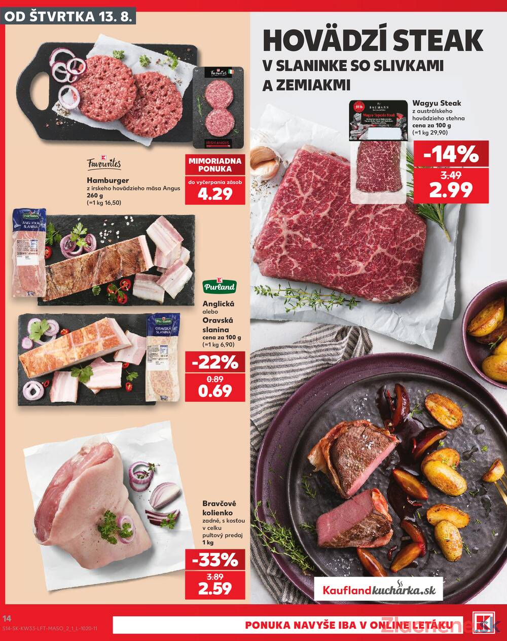 Kaufland 13.8. - 19.8. - Kaufland Bánovce nad Bebravou