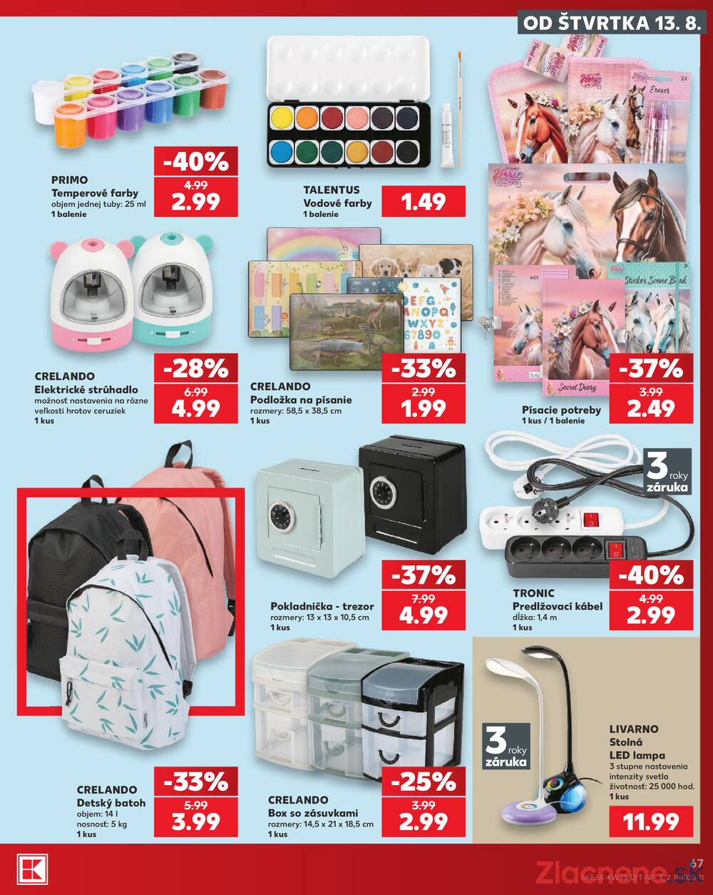 Kaufland 13.8. - 19.8. - Kaufland Trnava - Nová ul.