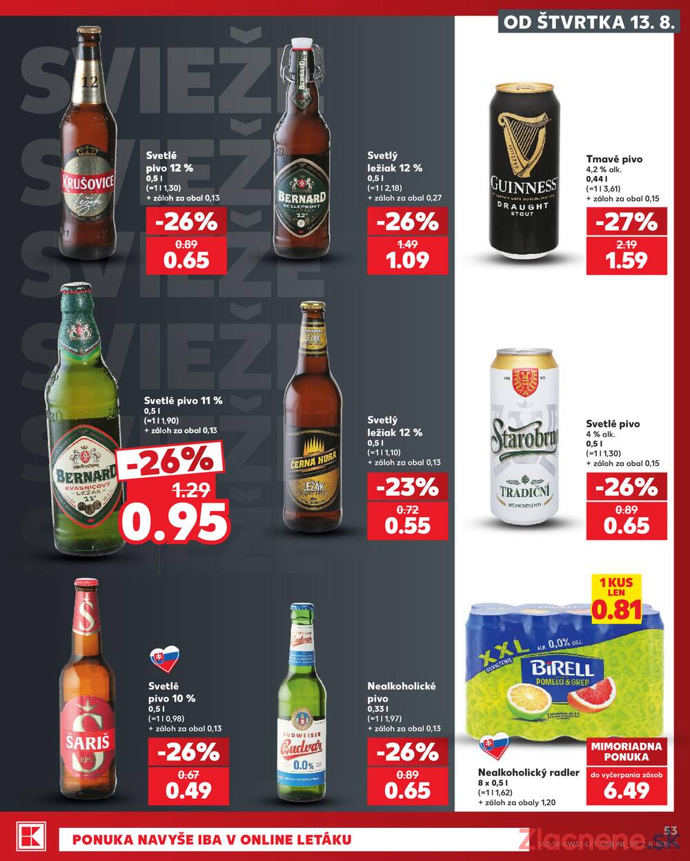 Kaufland 13.8. - 19.8. - Kaufland Liptovský Mikuláš