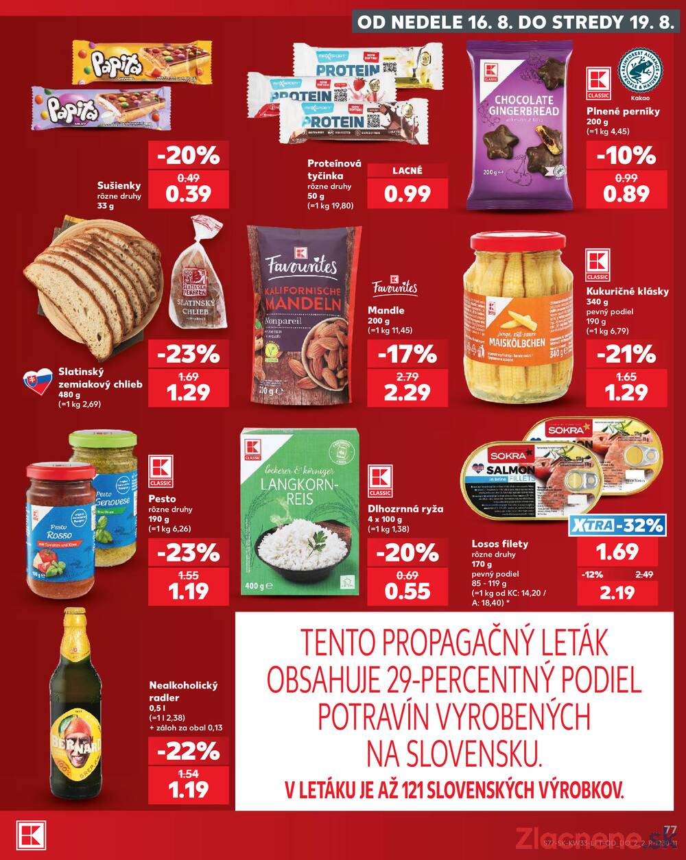 Kaufland 13.8. - 19.8. - Kaufland Liptovský Mikuláš