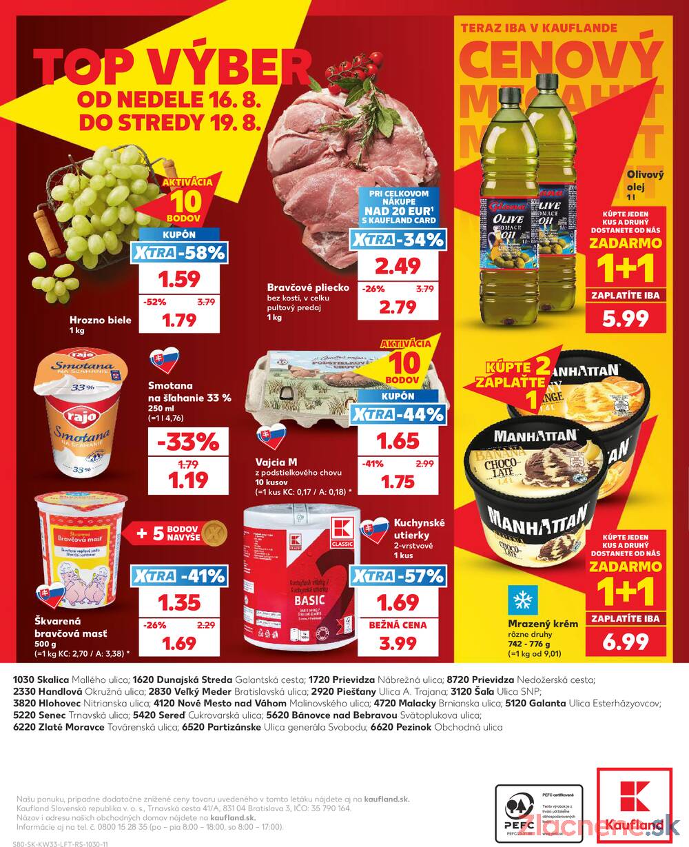Leták Kaufland - Kaufland 13.8. - 19.8. - Kaufland Skalica - Mallého - strana 80 Leták Kaufland - Kaufland 13.8. - 19.8. - Kaufland Skalica - Mallého - strana 80
