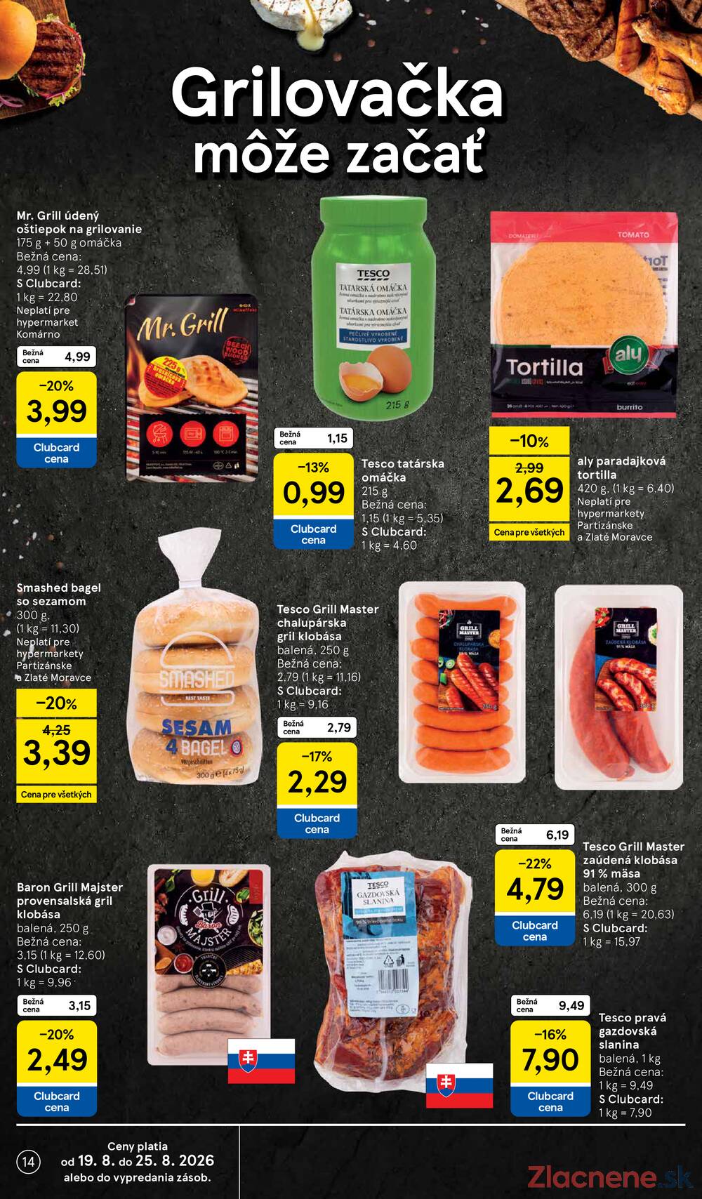 Leták Tesco - Tesco hypermarkety 19.8. - 25.8. - strana 14