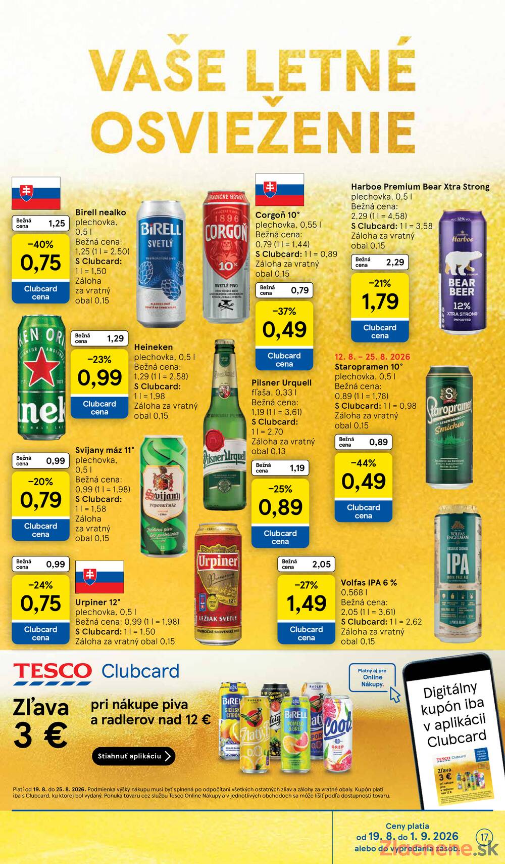 Leták Tesco - Tesco hypermarkety 19.8. - 25.8. - strana 17