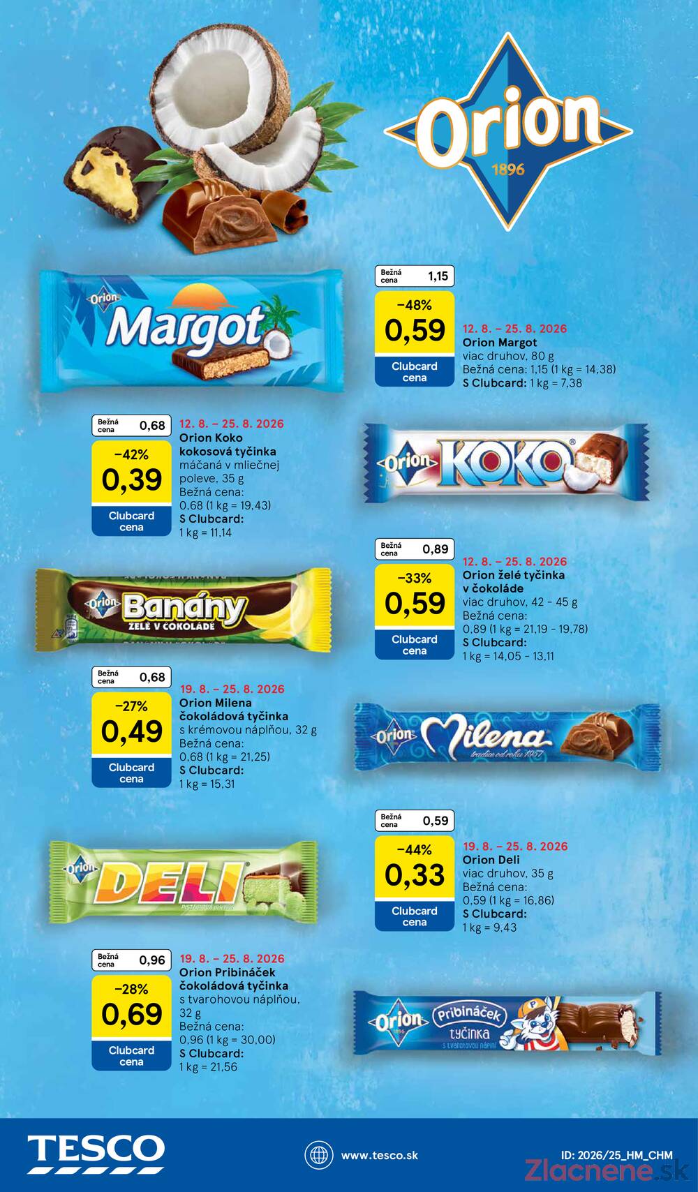 Leták Tesco - Tesco hypermarkety 19.8. - 25.8. - strana 50 Leták Tesco - Tesco hypermarkety 19.8. - 25.8. - strana 50