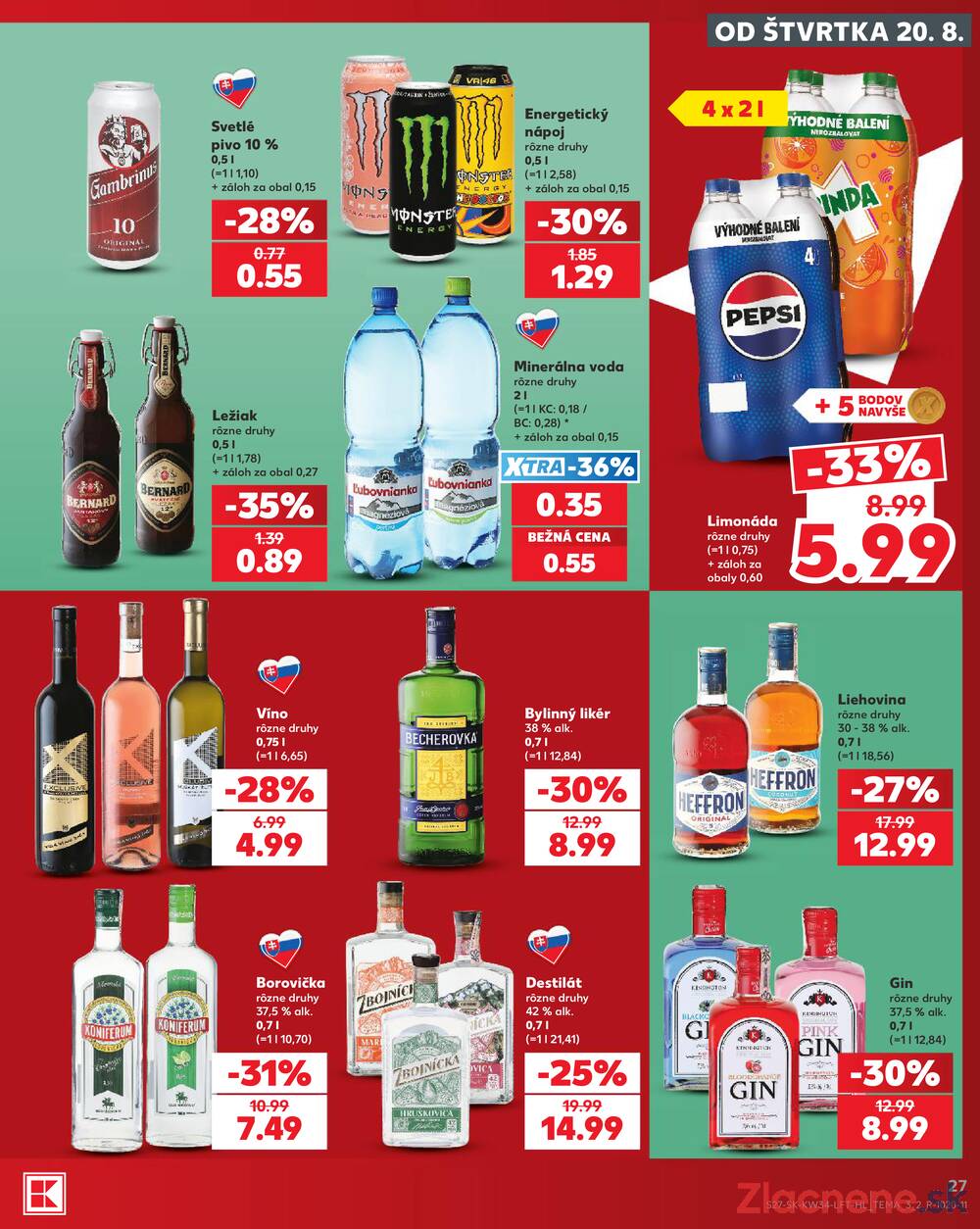 Leták Kaufland - Kaufland 20.8. - 26.8. - Kaufland Detva - strana 27 Leták Kaufland - Kaufland 20.8. - 26.8. - Kaufland Detva - strana 27