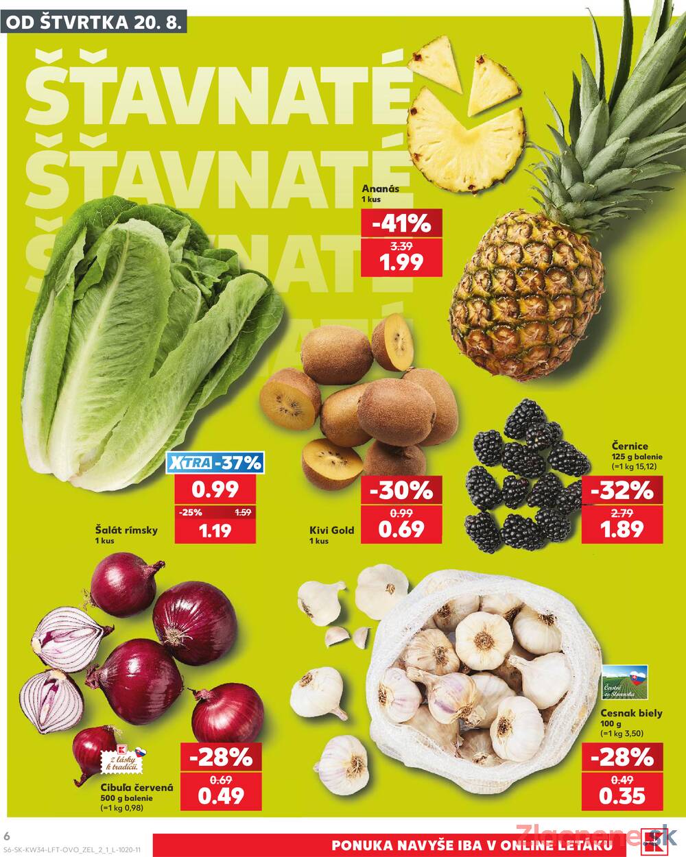 Kaufland 20.8. - 26.8. - Kaufland Bytča