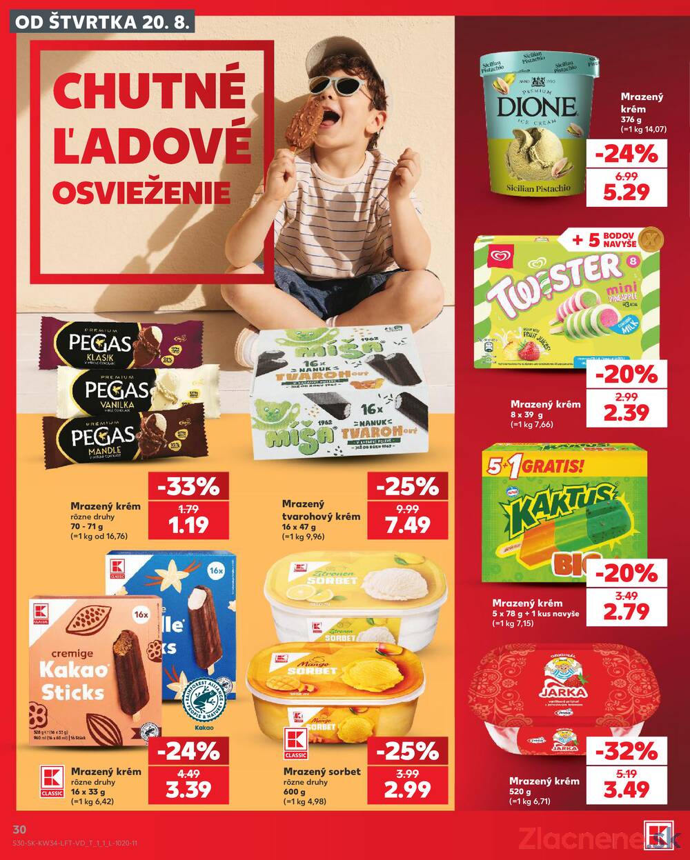 Kaufland 20.8. - 26.8. - Kaufland Vranov nad Topľou