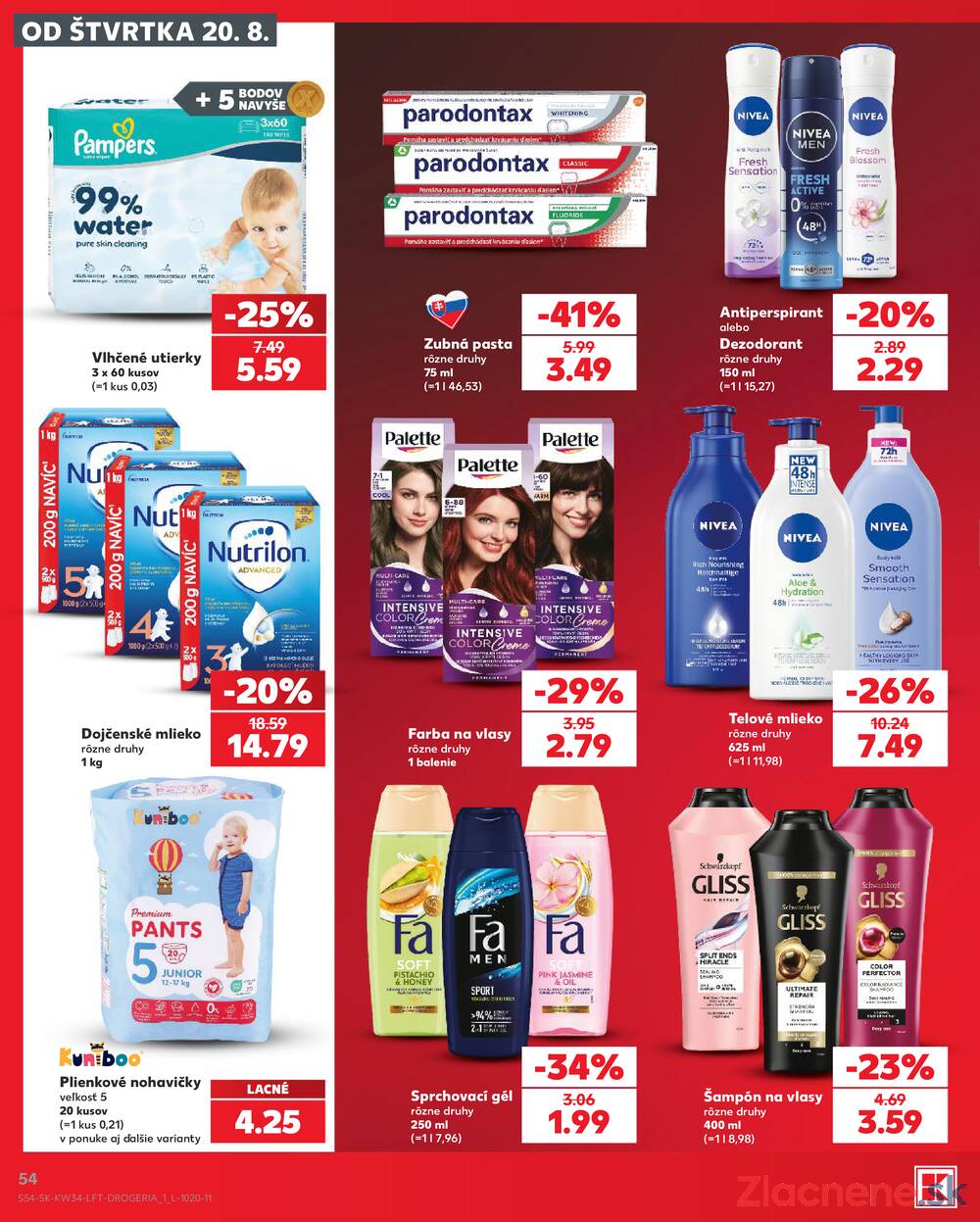 Kaufland 20.8. - 26.8. - Kaufland Vranov nad Topľou
