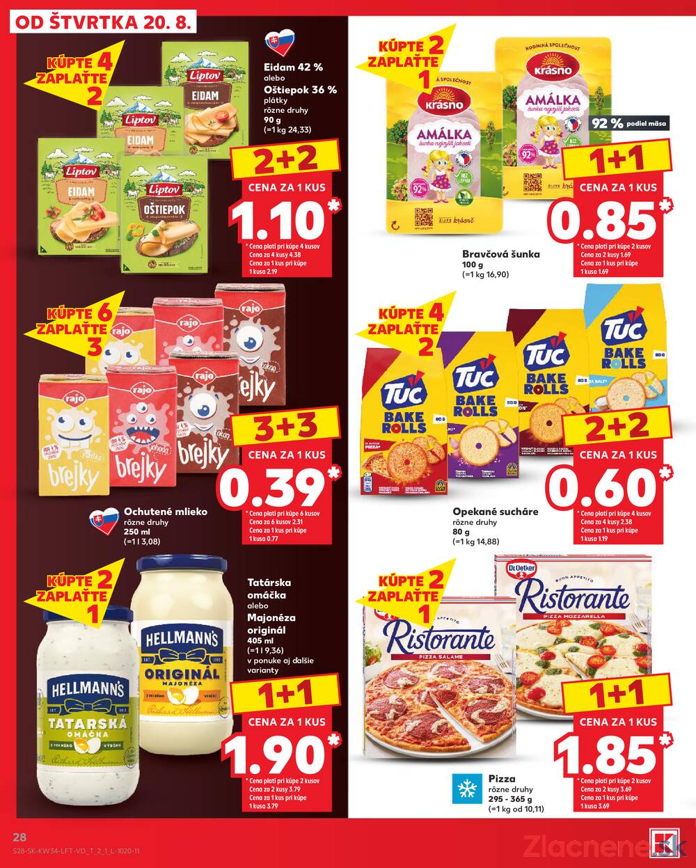 Kaufland 20.8. - 26.8. - Kaufland Rimavská Sobota
