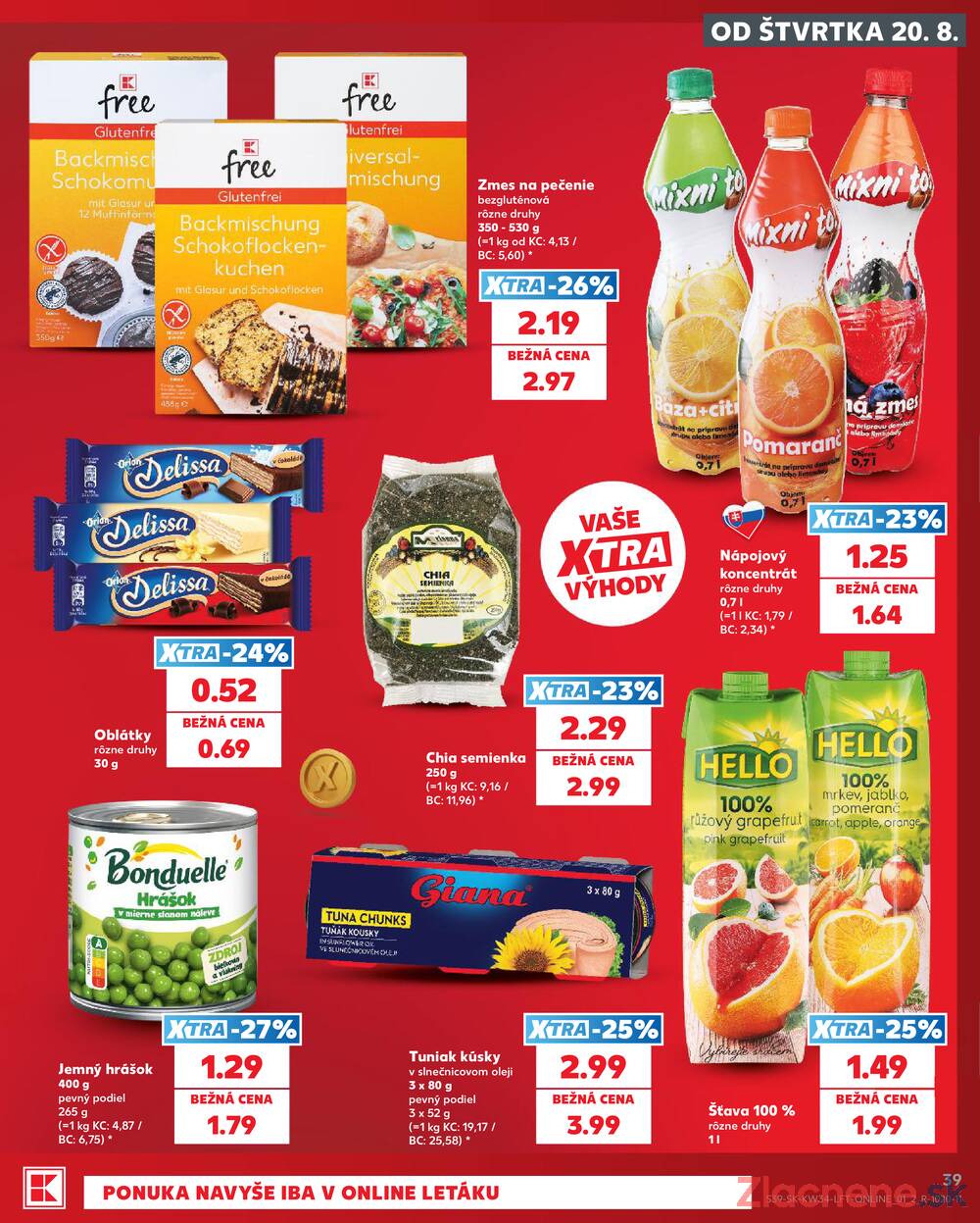 Kaufland 20.8. - 26.8. - Kaufland Rimavská Sobota