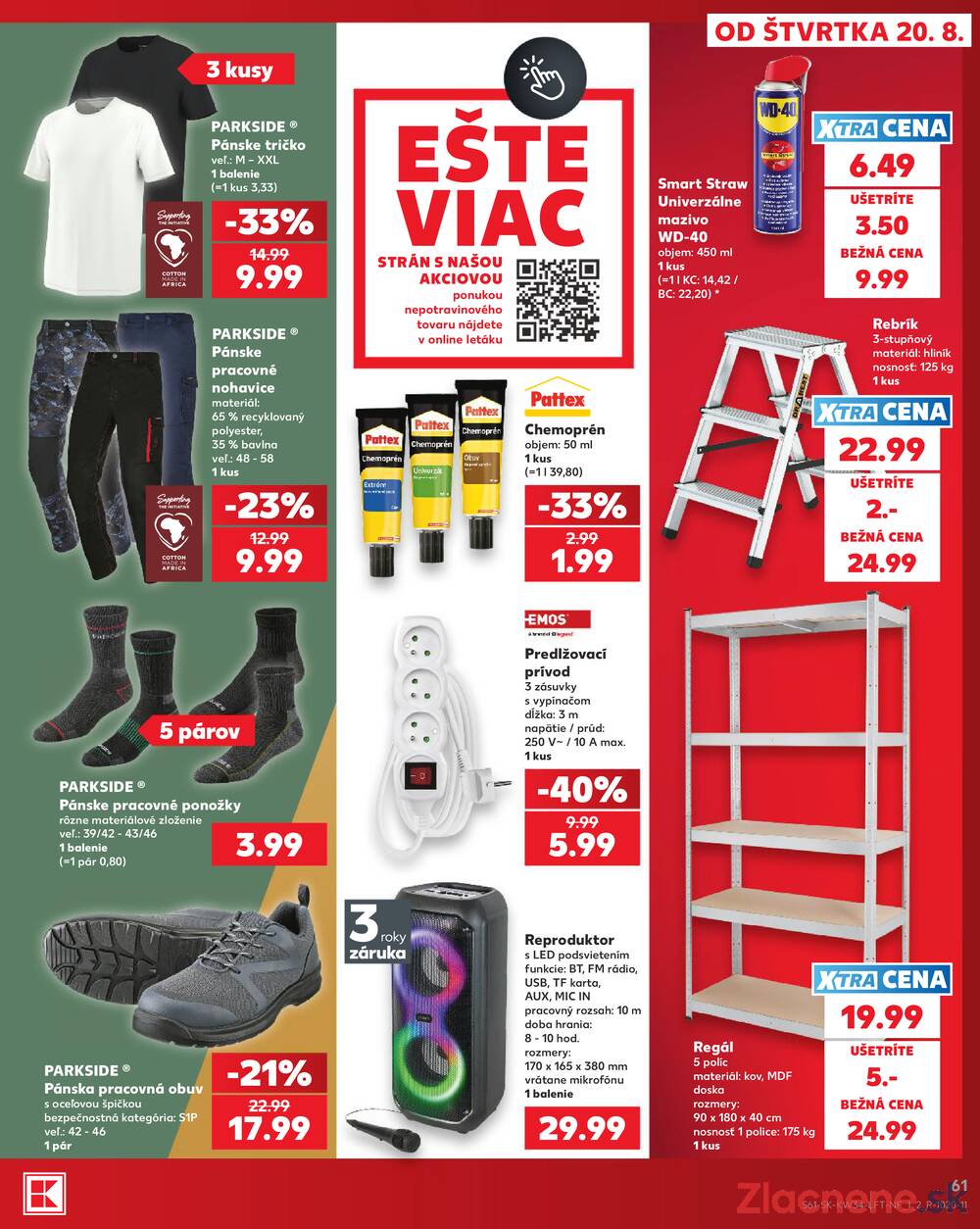 Kaufland 20.8. - 26.8. - Kaufland Púchov