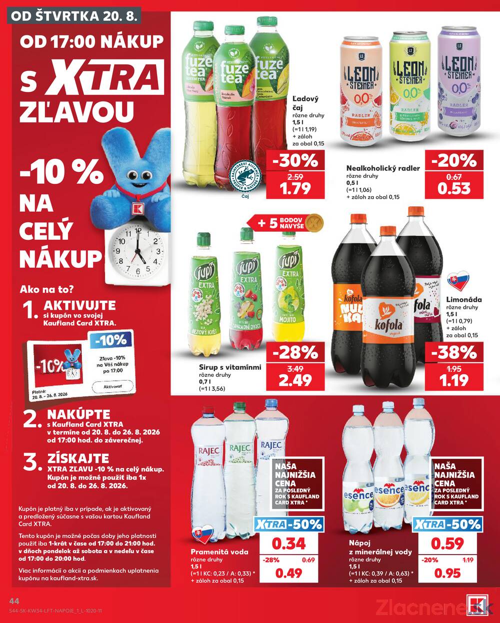 Kaufland 20.8. - 26.8. - Kaufland Stará Ľubovňa
