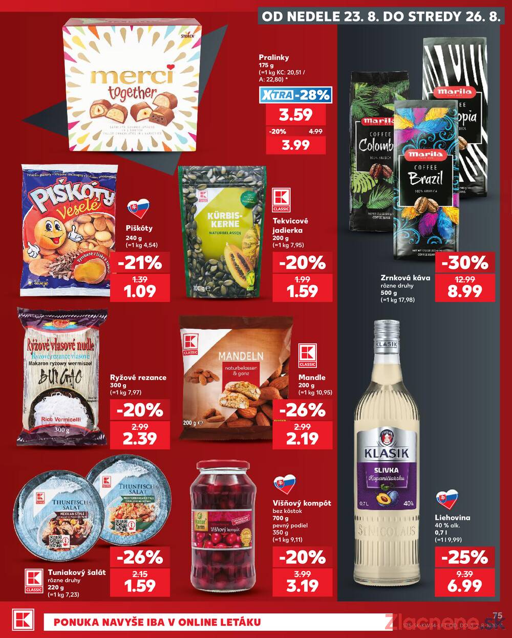 Kaufland 20.8. - 26.8. - Kaufland Stará Ľubovňa