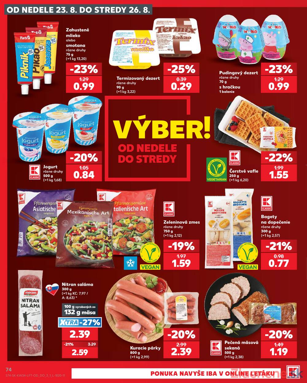 Kaufland 20.8. - 26.8. - Kaufland Svidník