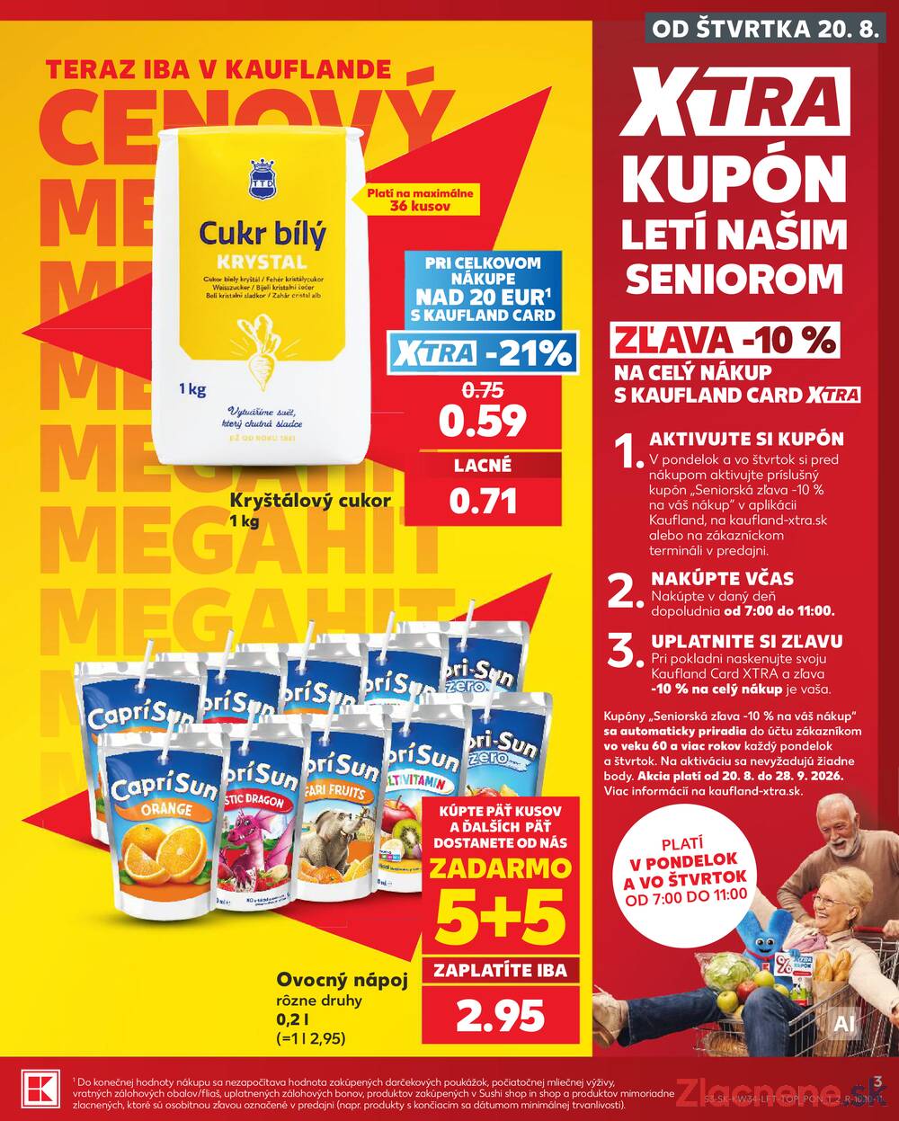 Kaufland 20.8. - 26.8. - Kaufland Handlová - Okružná ul.