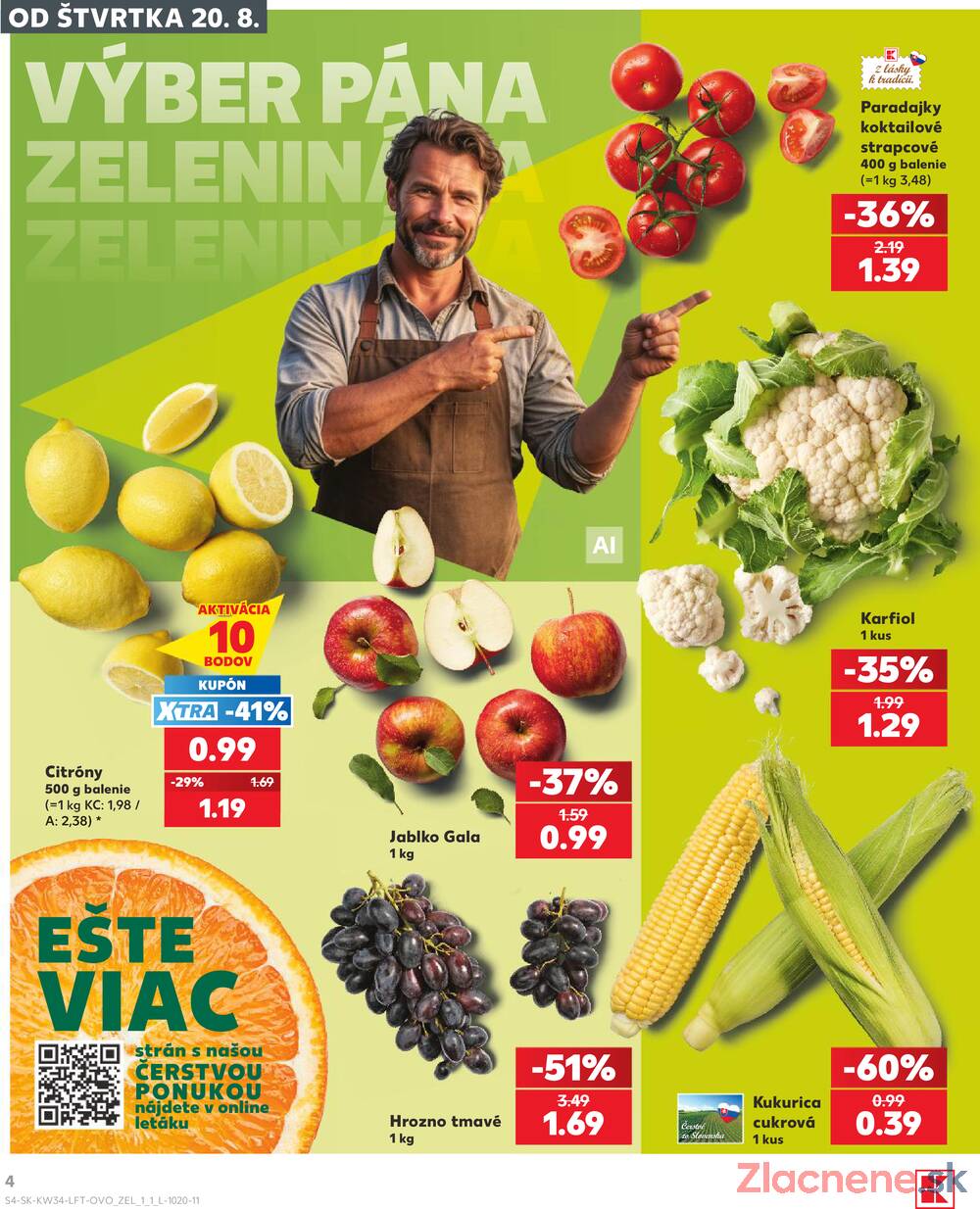 Kaufland 20.8. - 26.8. - Kaufland Handlová - Okružná ul.