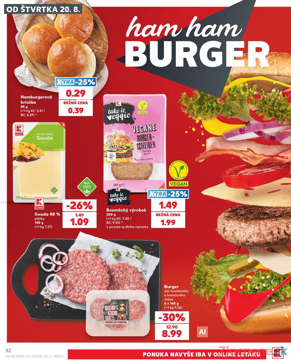 Kaufland 20.8. - 26.8. - Kaufland Handlová - Okružná ul.