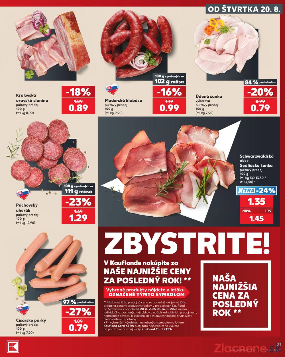 Kaufland 20.8. - 26.8. - Kaufland Sereď