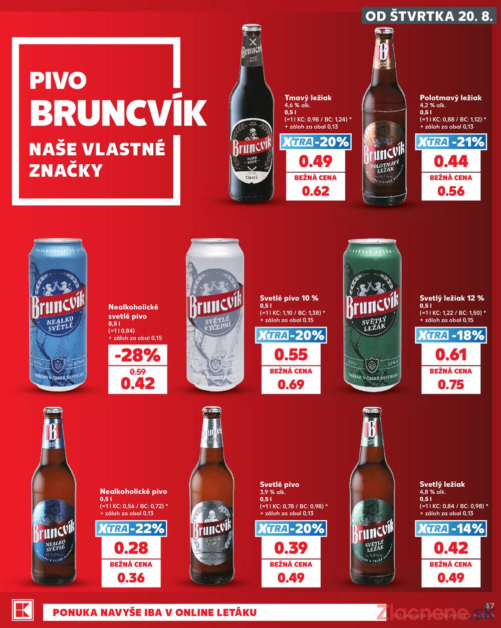Kaufland 20.8. - 26.8. - Kaufland Sereď