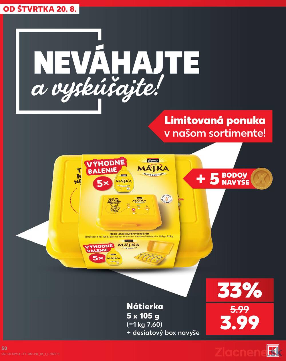 Kaufland 20.8. - 26.8. - Kaufland Bánovce nad Bebravou