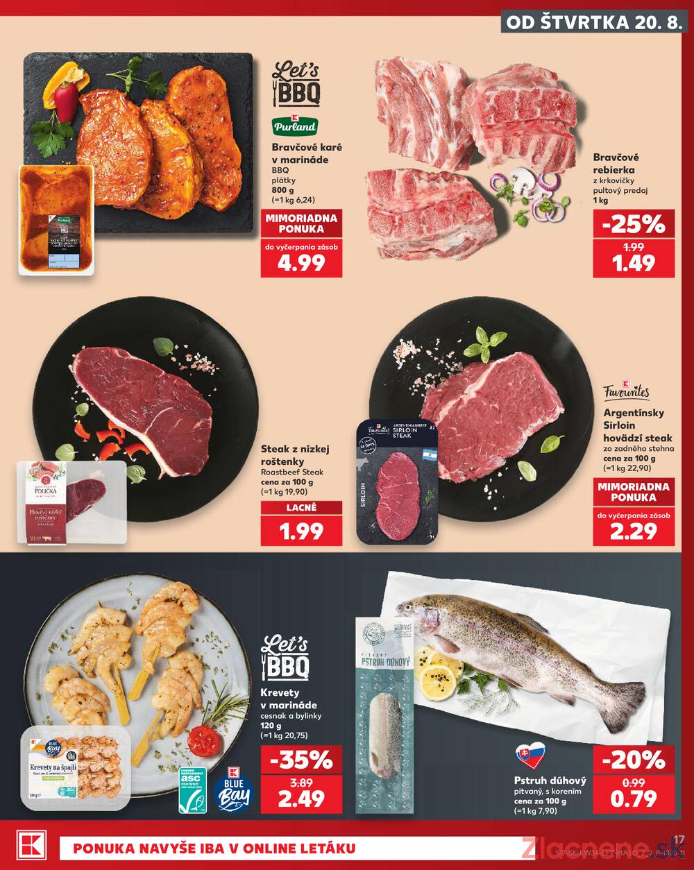 Leták Kaufland - Kaufland 20.8. - 26.8. - Kaufland Trnava - Nová ul. - strana 17 Leták Kaufland - Kaufland 20.8. - 26.8. - Kaufland Trnava - Nová ul. - strana 17