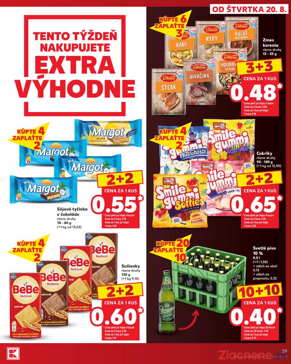 Kaufland 20.8. - 26.8. - Bratislava-Patrónka
