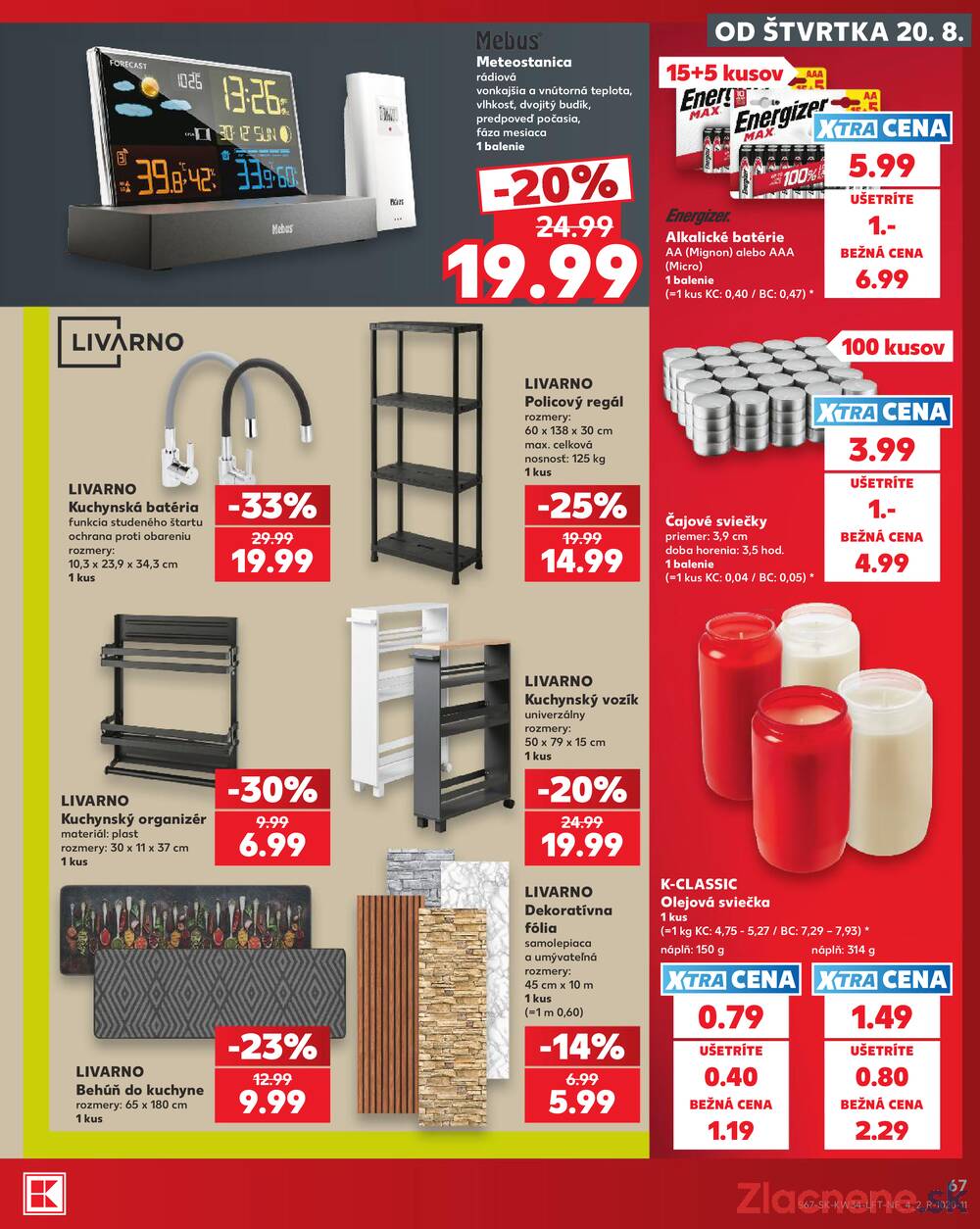 Kaufland 20.8. - 26.8. - Kaufland Ružomberok