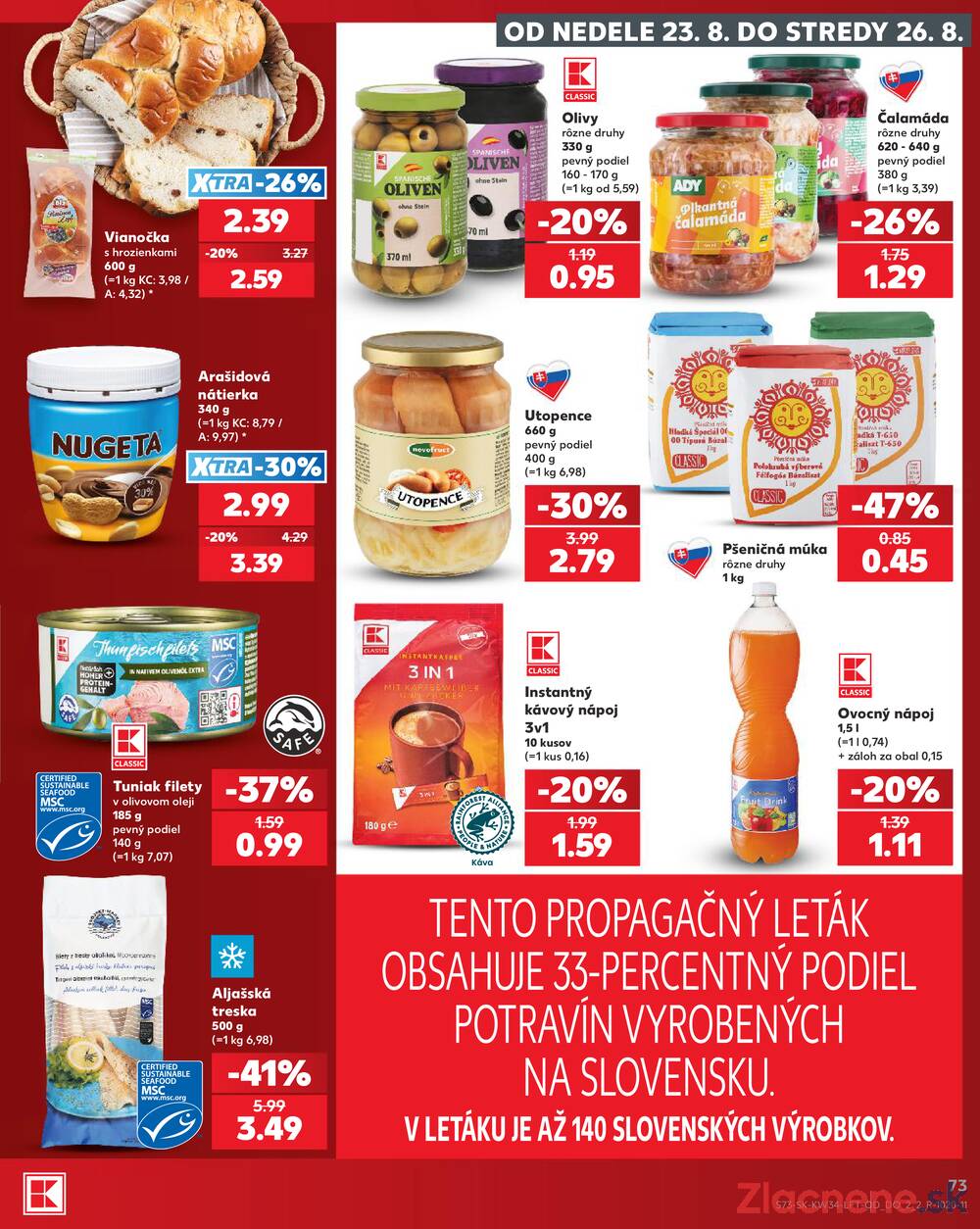 Kaufland 20.8. - 26.8. - Kaufland Ružomberok