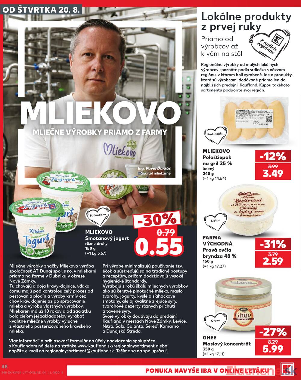 Kaufland 20.8. - 26.8. - Kaufland Žiar nad Hronom