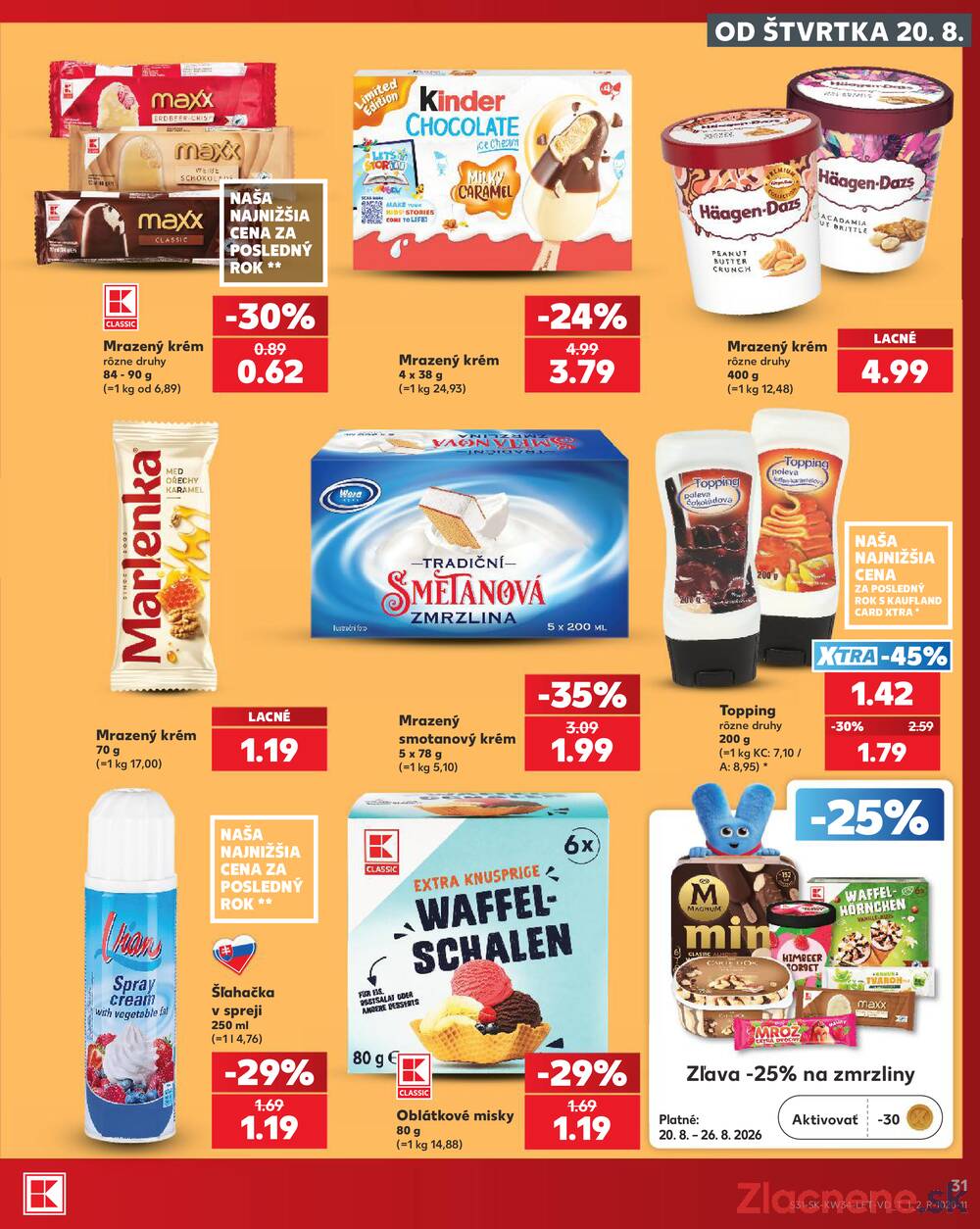 Kaufland 20.8. - 26.8. - Kaufland Trnava