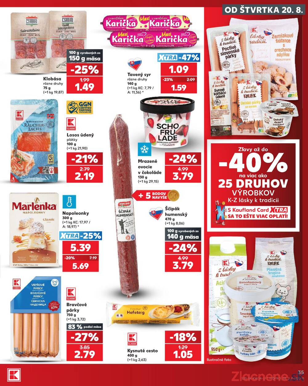 Kaufland 20.8. - 26.8. - Kaufland Trnava