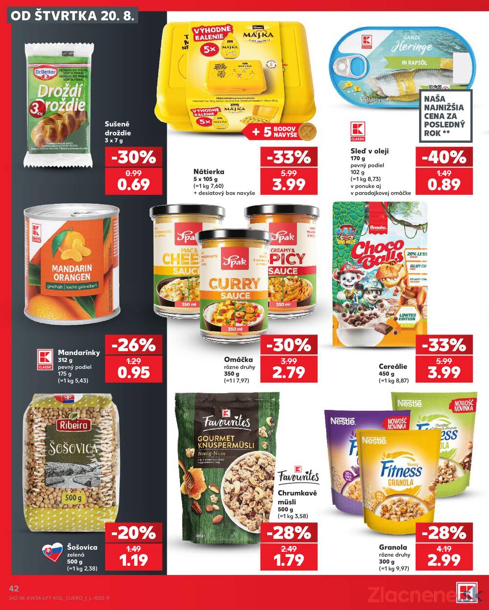 Kaufland 20.8. - 26.8. - Kaufland Trnava