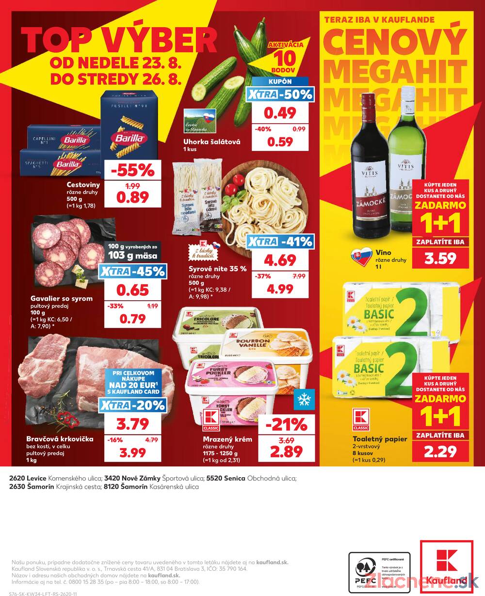 Leták Kaufland - Kaufland 20.8. - 26.8. - Kaufland Nové Zámky - strana 76 Leták Kaufland - Kaufland 20.8. - 26.8. - Kaufland Nové Zámky - strana 76