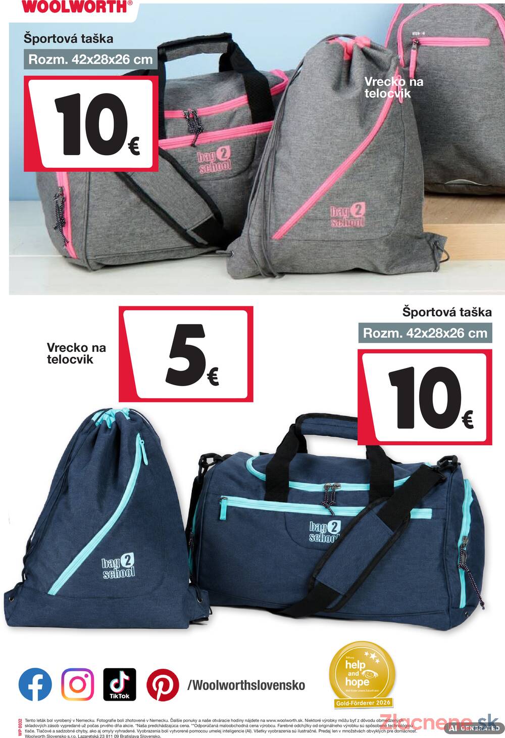 Woolworth od 21.8. do 21.9.2026
