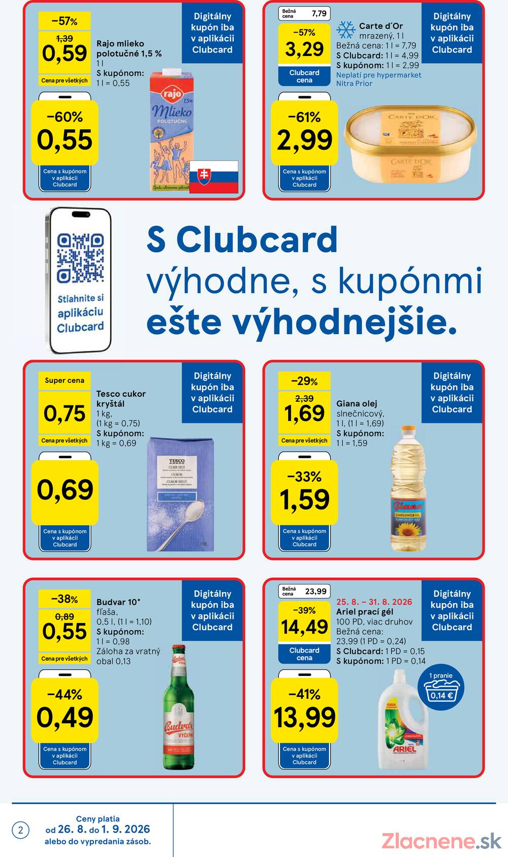 Tesco hypermarkety 26.8. - 1.9.
