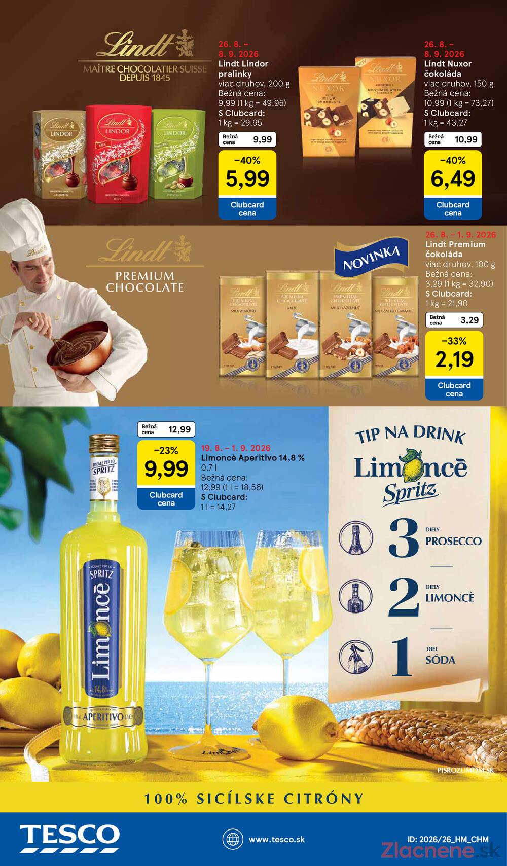 Tesco hypermarkety 26.8. - 1.9.
