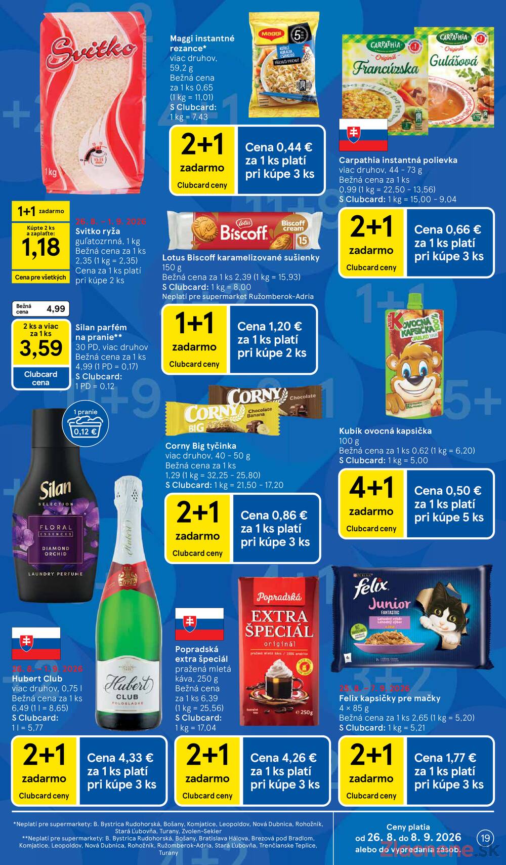Tesco supermarkety od 26.8. do 1.9.2026