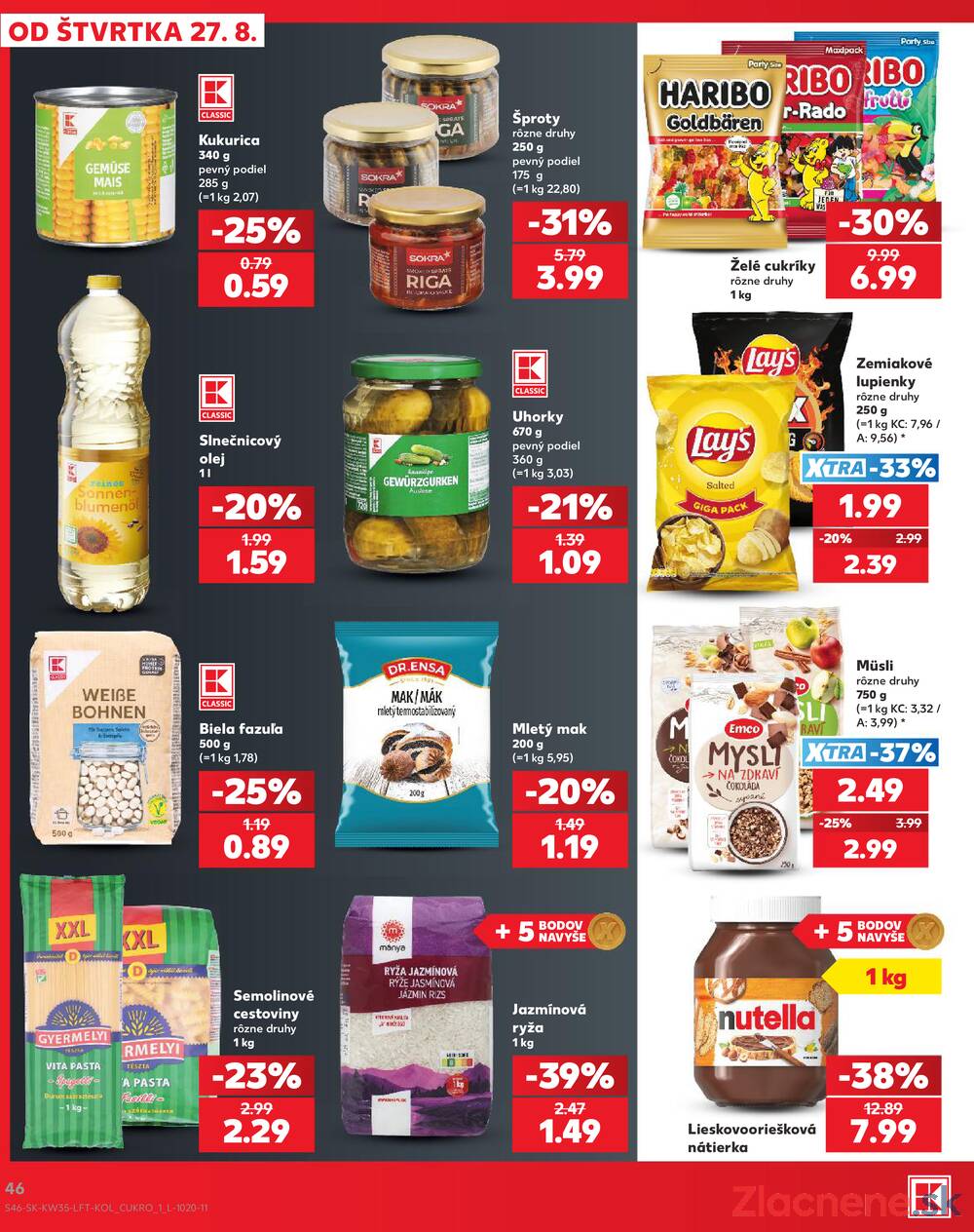 Kaufland 27.8. - 2.9. - Kaufland Púchov