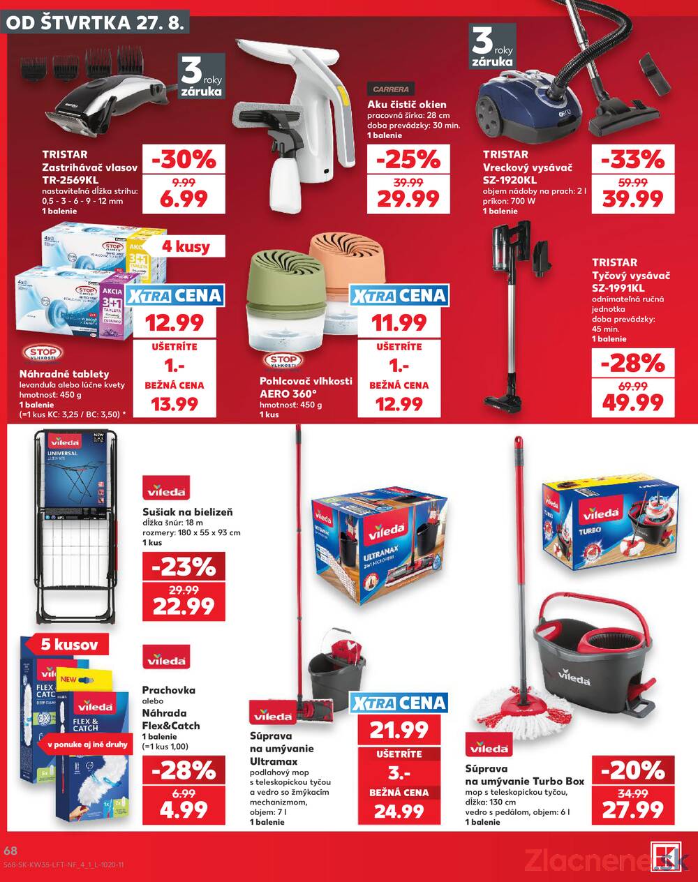 Kaufland 27.8. - 2.9. - Kaufland Poprad - Jiřího Wolkera