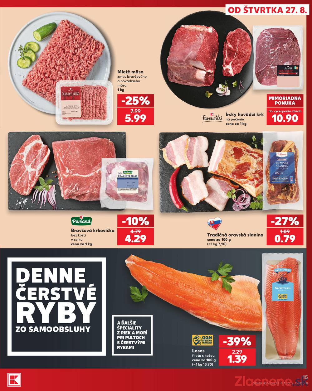 Kaufland 27.8. - 2.9. - Kaufland Veľký Meder