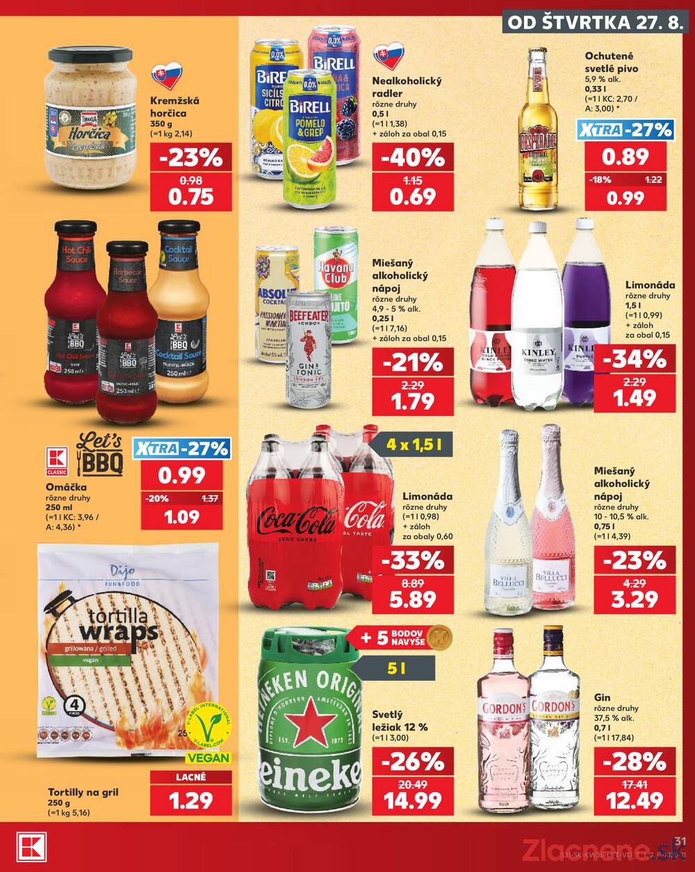 Kaufland 27.8. - 2.9. - Kaufland Piešťany