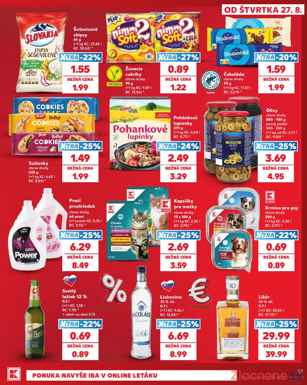 Kaufland 27.8. - 2.9. - Kaufland Piešťany