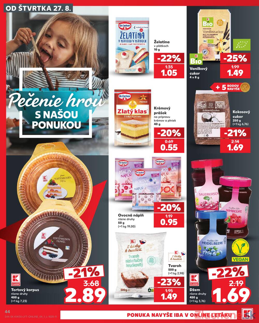 Kaufland 27.8. - 2.9. - Kaufland Piešťany