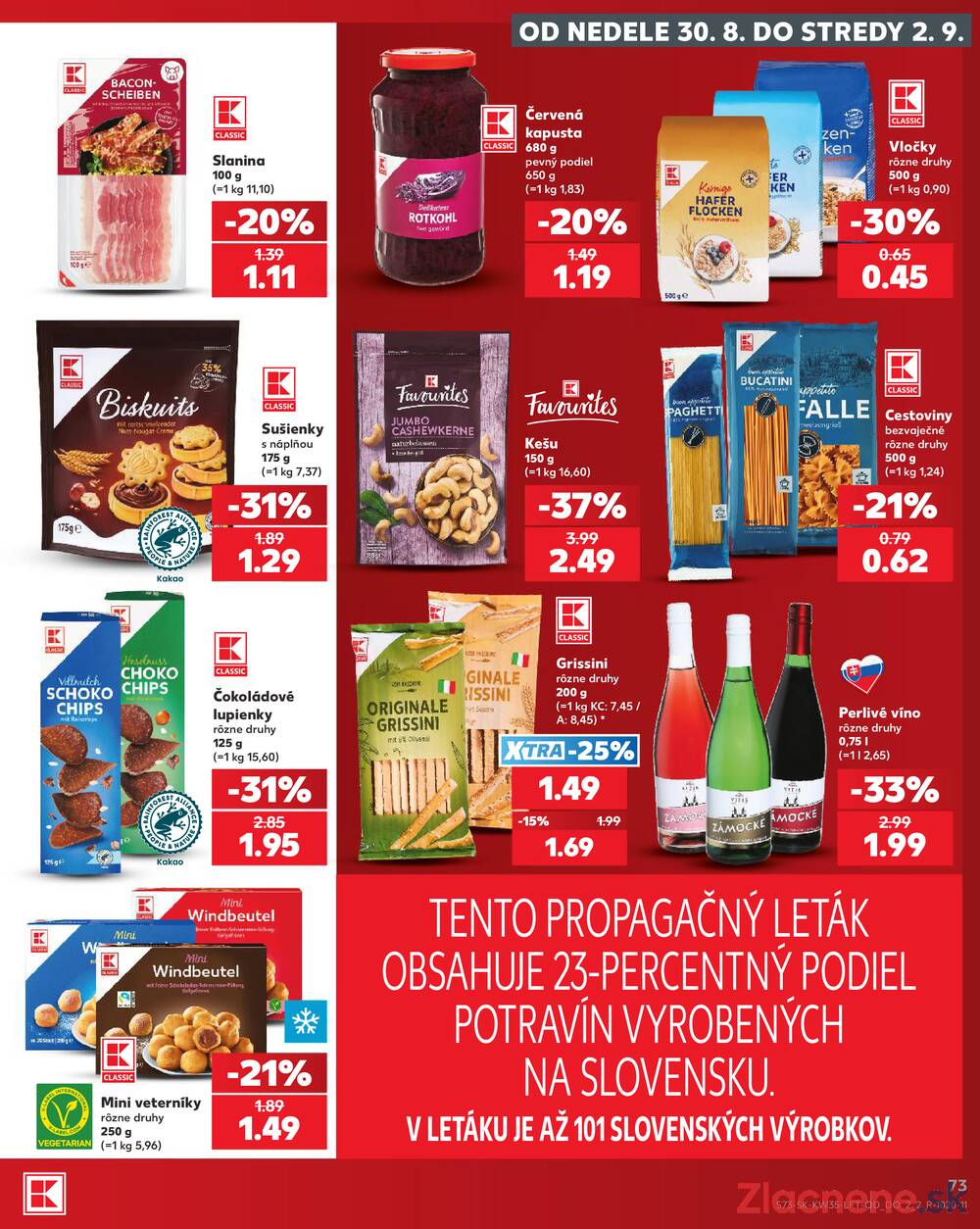 Kaufland 27.8. - 2.9. - Kaufland Malacky