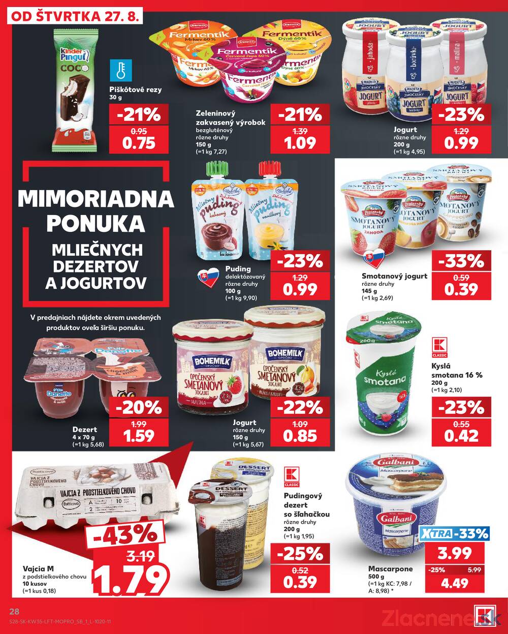 Kaufland 27.8. - 2.9. - Kaufland Senec